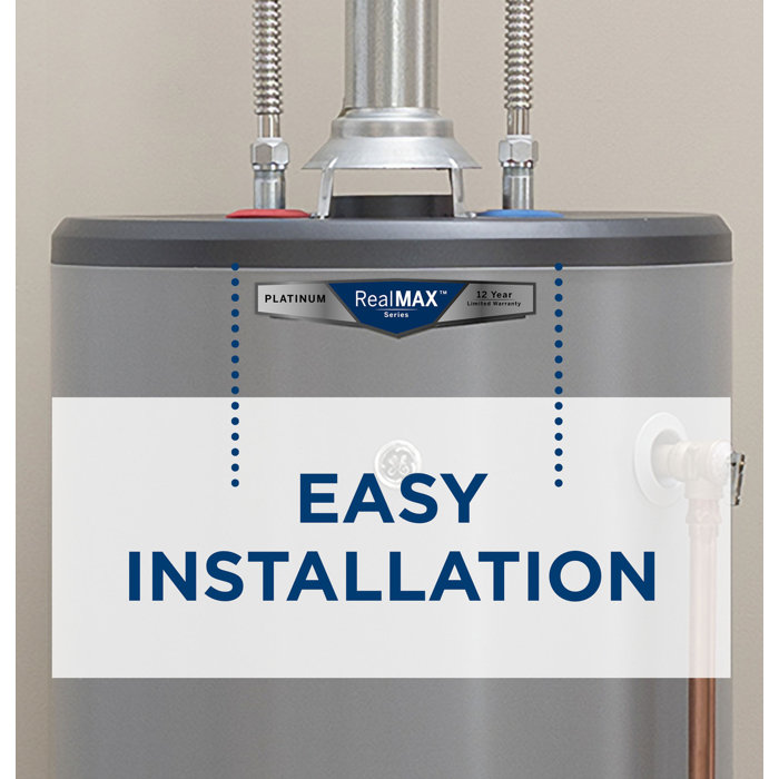 GE Appliances Realmax 40 Gallon Natural Gas Storage Tank Water Heater & Reviews Wayfair
